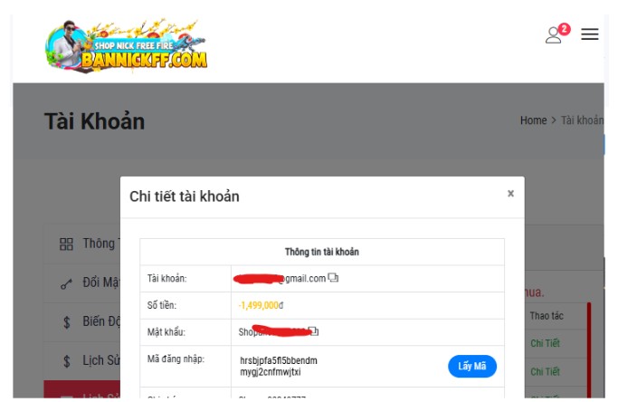 shop b&aacute;n nick tự động nhận nick ngay lập tức