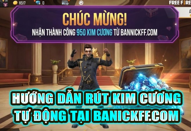 Cách Rút Kim Cương Free Fire Tự Động Tại BannickFF.com