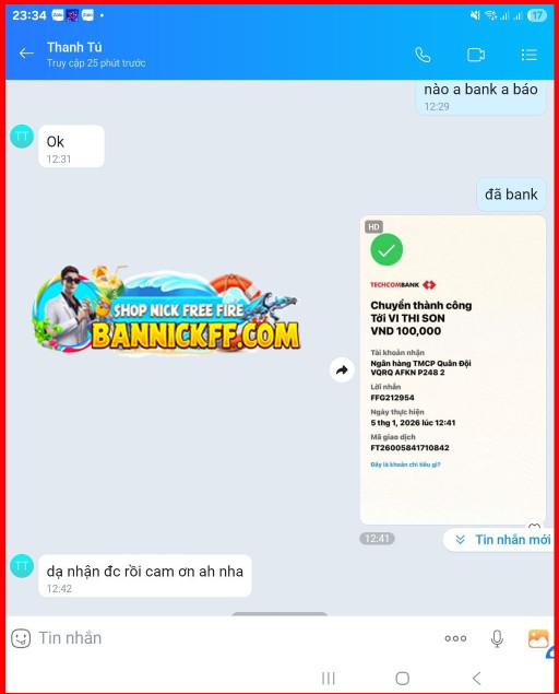 kh&aacute;ch h&agrave;ng n&oacute;i g&igrave; về dịch vụ thu mua acc của bannickff.com?