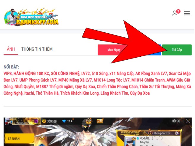 Chọn Trả G&oacute;p 