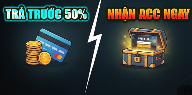 Chỉ cần thanh to&aacute;n cọc 50%, bạn được b&agrave;n giao ngay T&agrave;i khoản v&agrave; Mật khẩu để đăng nhập game trải nghiệm