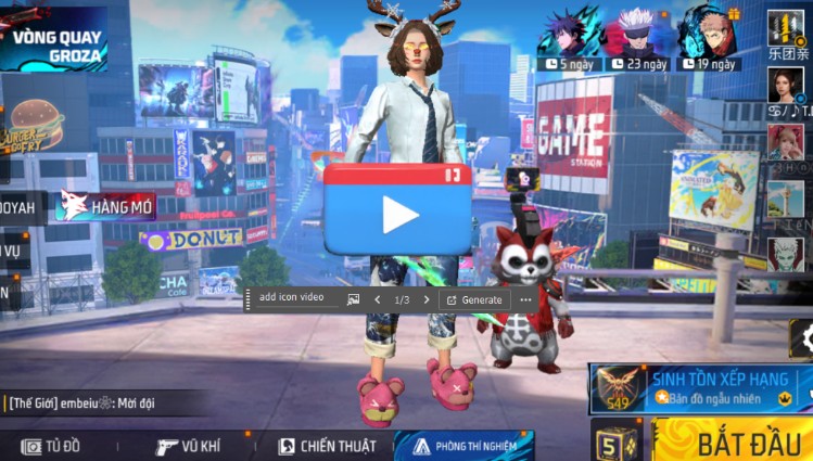 y&ecirc;u cầu video đăng nhập game trực tiếp