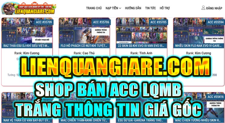 Acc Liên Quân Trắng Thông Tin là gì? Cách kiểm tra để tránh mất nick