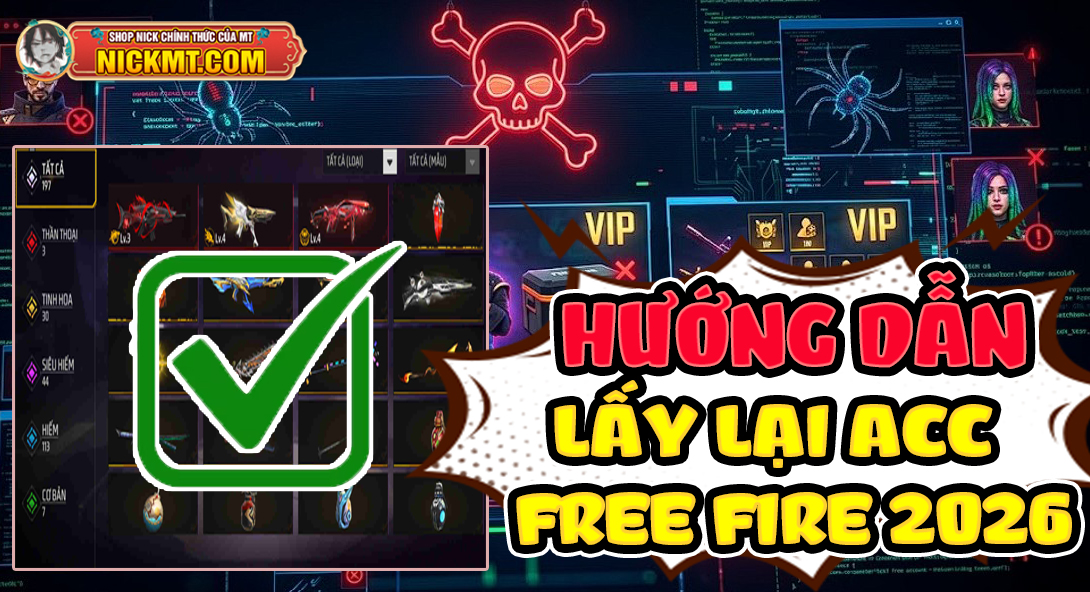 Cách Lấy Lại Acc Free Fire Bị Mất - Bị Xóa 2026