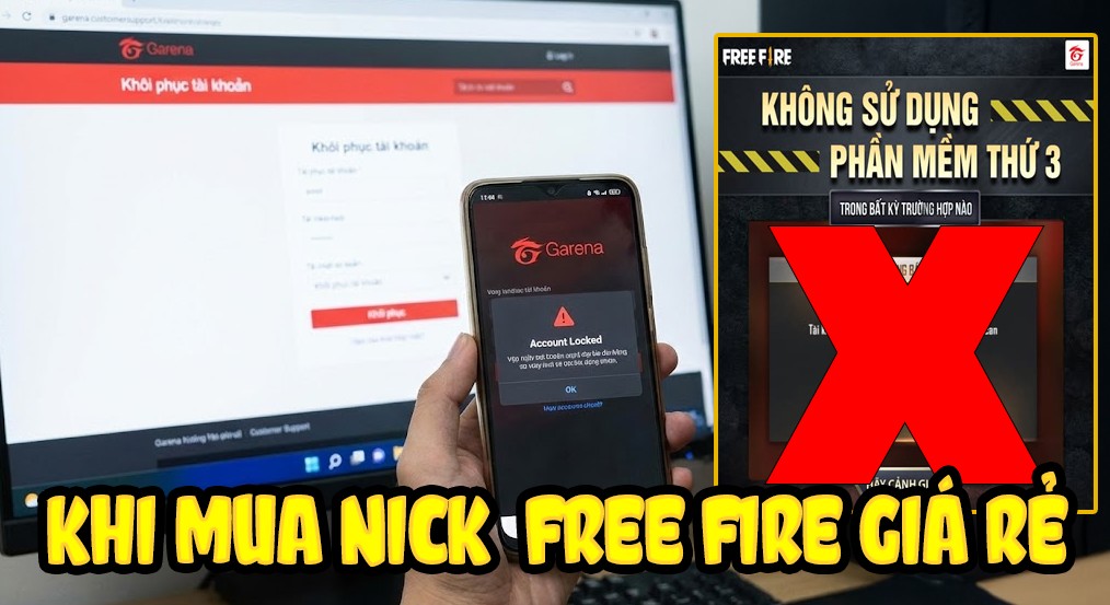 Tại sao Acc Free Fire gi&aacute; rẻ lại hấp dẫn nhưng đầy nguy hiểm?