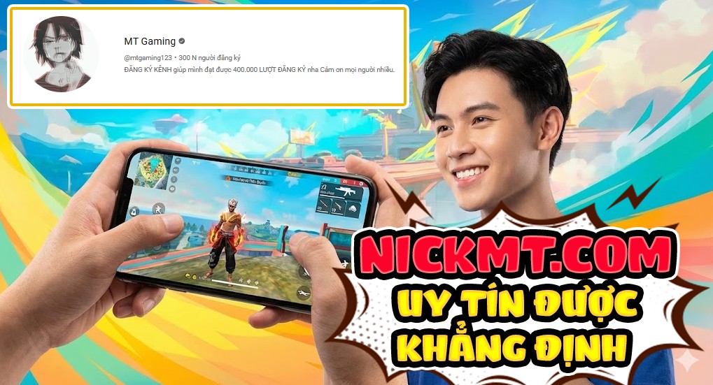 Truy cập ngay trang chủ NICKMT.COM để tham khảo kho acc FF chất lượng