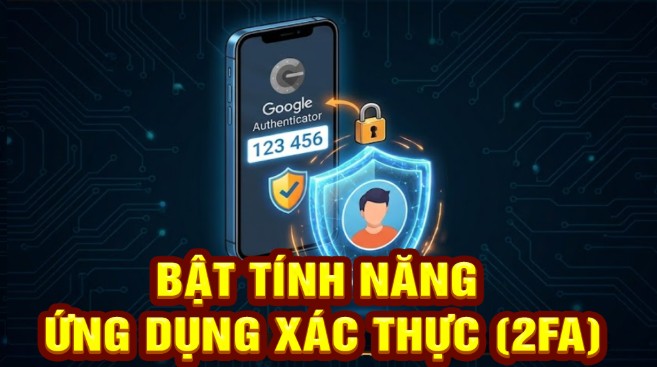 Kích Hoạt Ứng Dụng Xác Thực (Bảo Mật 2FA)