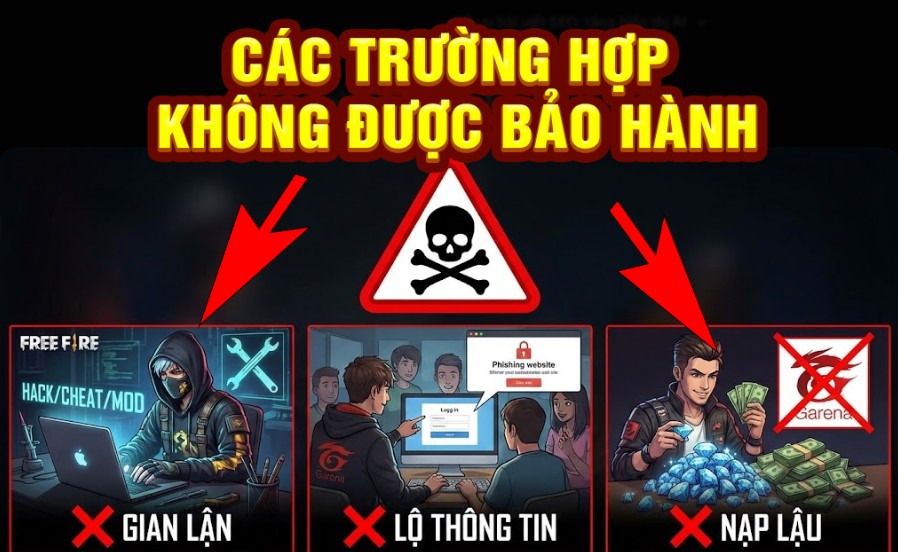 những trường hợp từ chối bảo hành