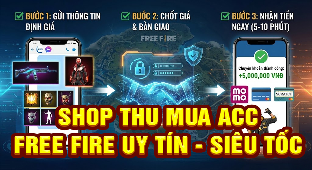Dịch Vụ Thu Mua Acc Free Fire Uy Tín – Giá Cao tại ShopAccFreeFire.com