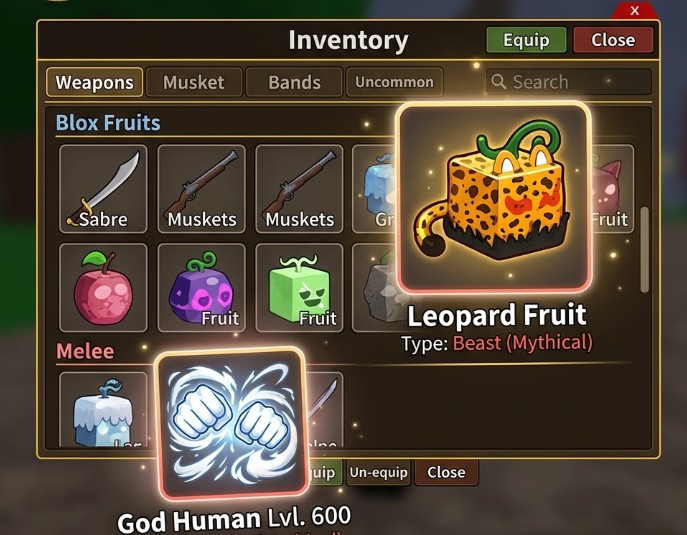 Giải m&atilde; sức h&uacute;t của l&ocirc; Acc Blox Fruit 20K "Vip" tại Shop Hồng &Acirc;n 