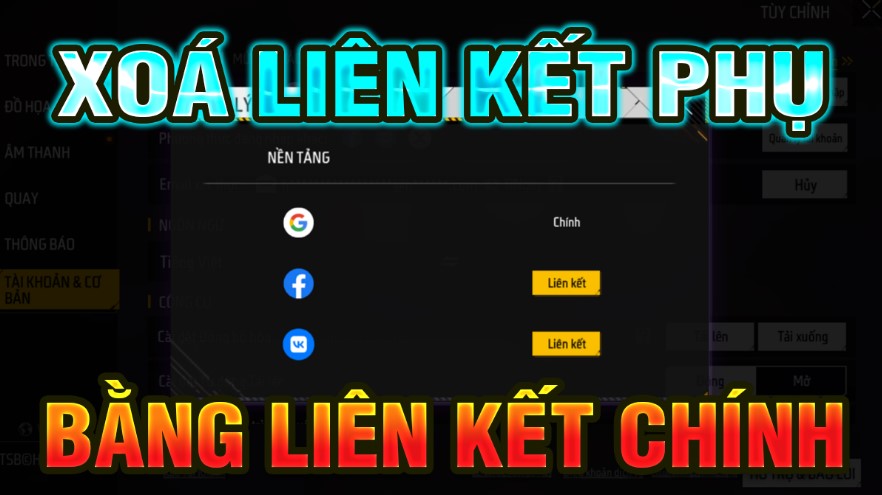 Gỡ Li&ecirc;n Kết Phụ Bằng Li&ecirc;n Kết Ch&iacute;nh